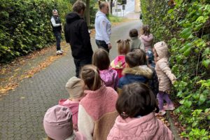 Schulweg-Training in Theley